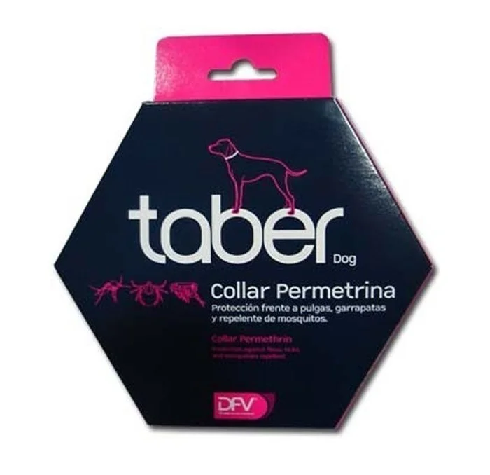 Collar Antiparasitario para Perros con permetrina Taber Dog